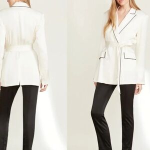 VERONICA BEARD EIZA TIE WAIST JACKET- size 2